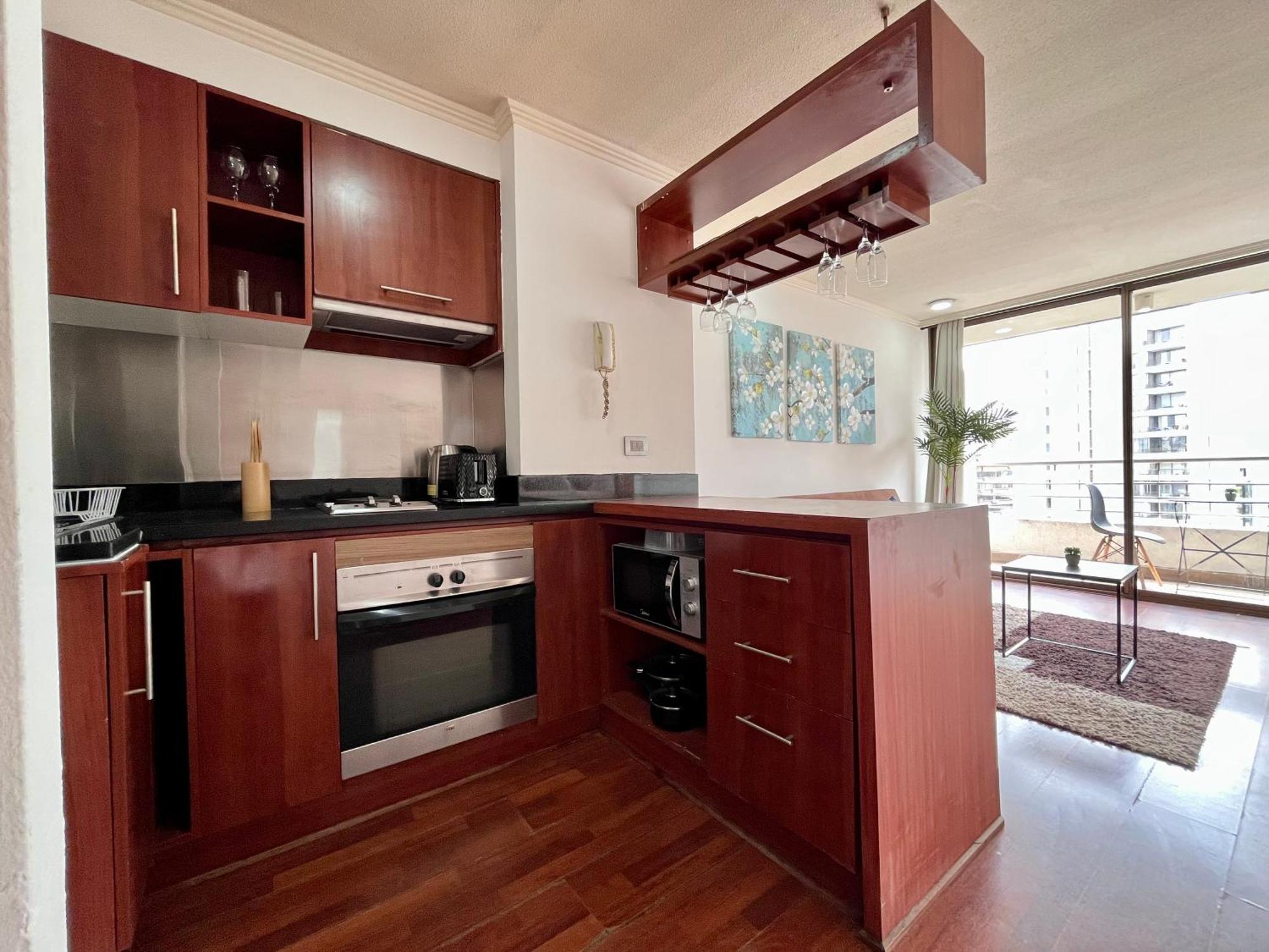 Apartamentos City Centro Manuel Montt 산티아고 외부 사진
