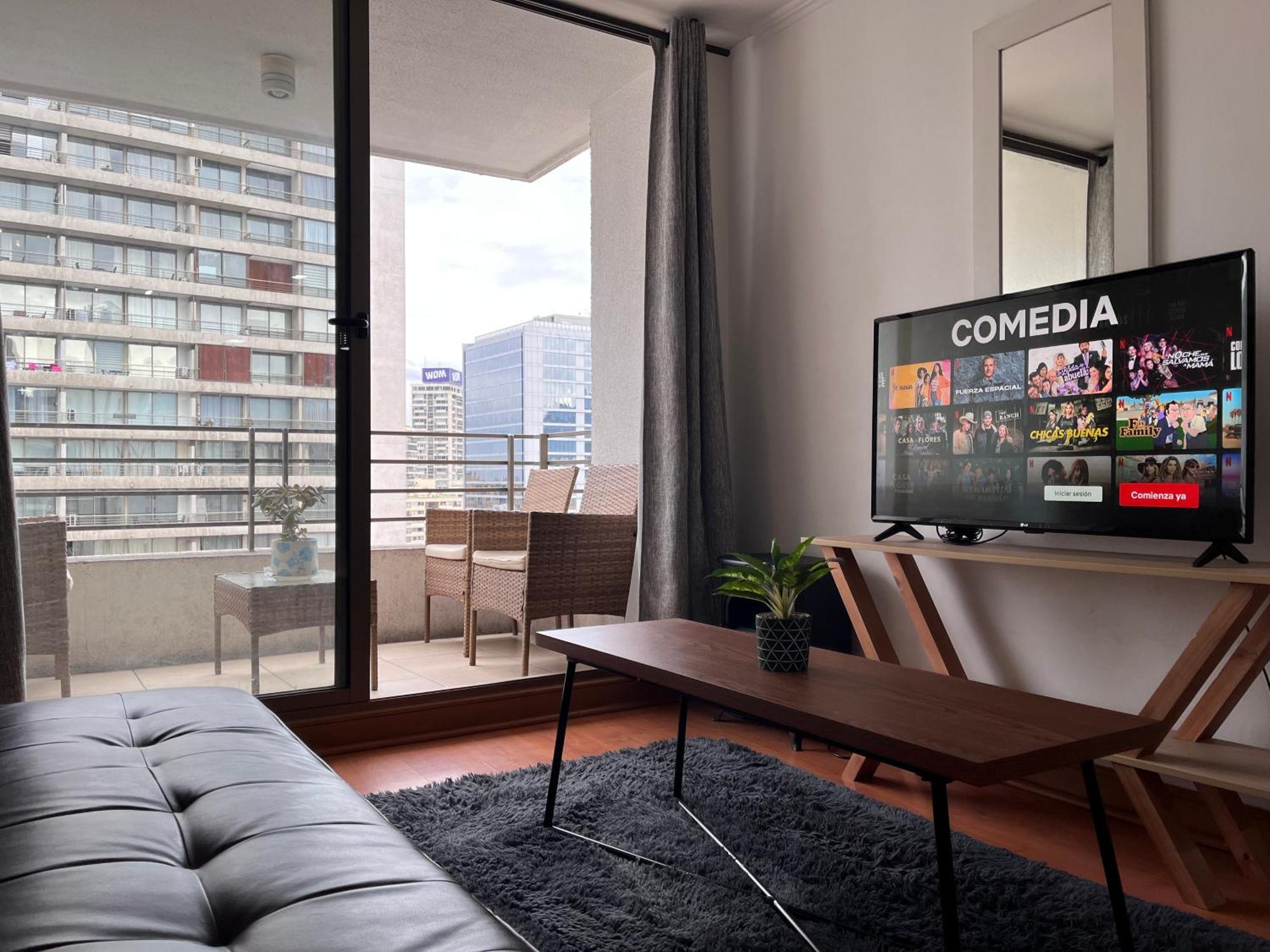 Apartamentos City Centro Manuel Montt 산티아고 외부 사진